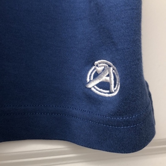 GREY GOOSE | Mens Grey Goose Logo 3-Button Collared Blue Cotton Polo | XL - Picture 5 of 8